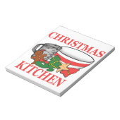 kerstkeuken notitieblok (Linkerzijde)