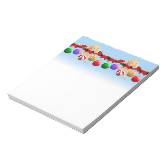 kerstkeuken notitieblok (Linkerzijde)