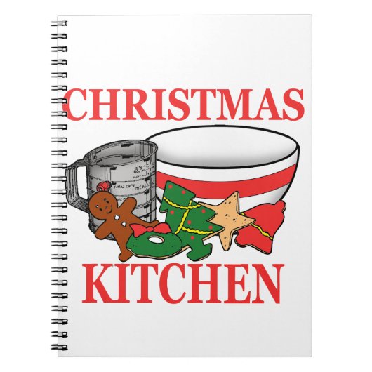 kerstkeuken notitieboek (Voorkant)