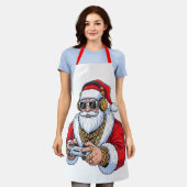 Kerstkeuken schort (Gedragen)