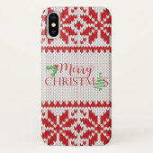 Kerstkeuken Snowflake iPhone Case (Achterkant)