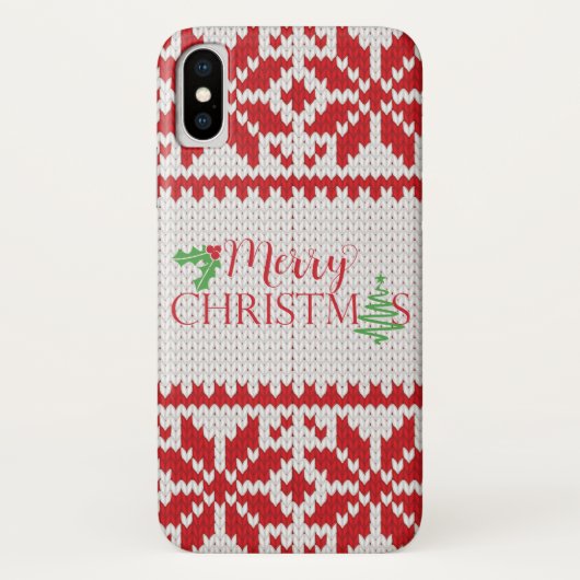 Kerstkeuken Snowflake iPhone Case (Achterkant)