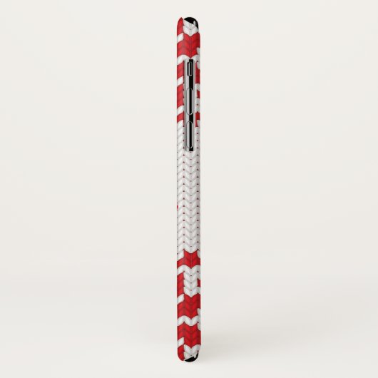 Kerstkeuken Snowflake iPhone Case (Achterkant/links)