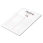 kerstkeuken Snowman en Penguin Notitieblok (Schuin)