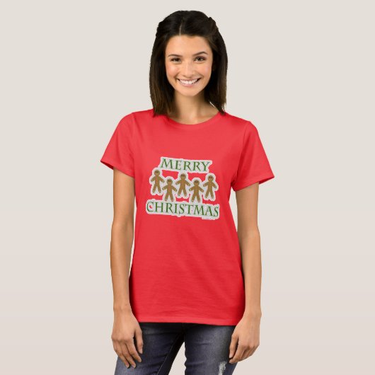 kerstkeuken t-shirt (Voorkant volledig)