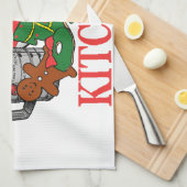 kerstkeuken theedoek (Quarter Fold)