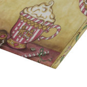 kerstkeuken voor keuken- en keukengerei snijplank (Hoek)