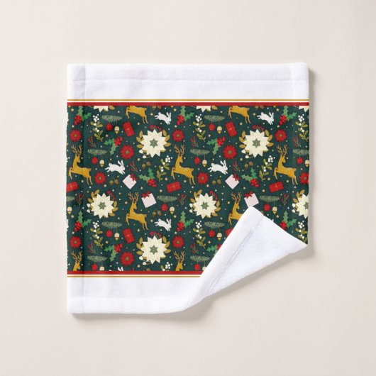 kerstkeukenbad bad handdoek (Wasdoekje)