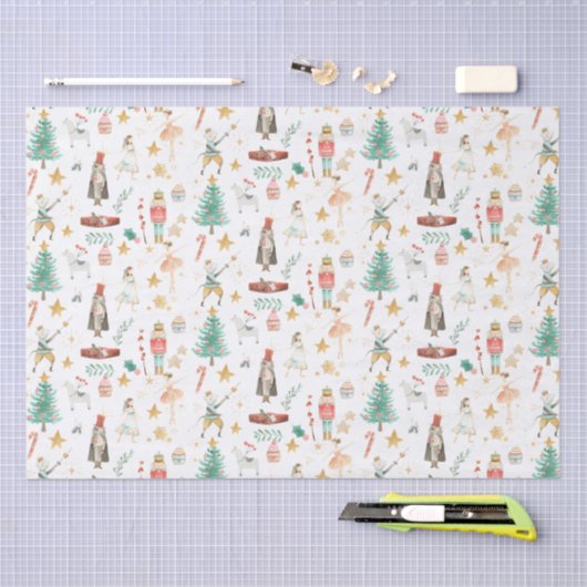 kerstkeukenballet tissuepapier (Craft)