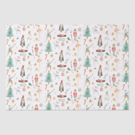 kerstkeukenballet tissuepapier (Voorkant)