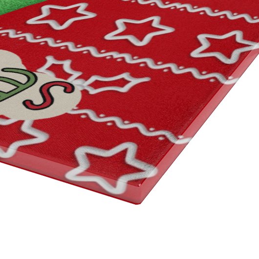 kerstkeukenbord snijplank (Hoek)