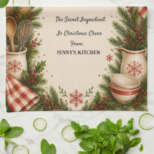 Kerstkeukendoek – Het Geheime Ingrediënt Is Theedoek