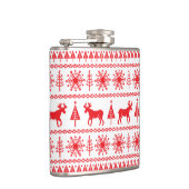 kerstkeukenerlenmeyer heupfles (Rechts)