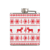 kerstkeukenerlenmeyer heupfles (Achterkant)