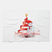 kerstkeukenhanddoek 16 x 24 inch theedoek (Horizontaal)