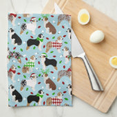 Kerstkeukenhanddoek in Shepherd Kitchen Theedoek