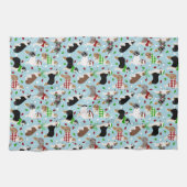 Kerstkeukenhanddoek in Shepherd Kitchen Theedoek (Horizontaal)