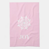 Kerstkeukenhanddoek Joy Snowflake Theedoek (Verticaal)