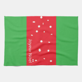Kerstkeukenhanddoek Joyeux Noel Theedoek