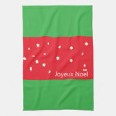 Kerstkeukenhanddoek Joyeux Noel Theedoek (Verticaal)