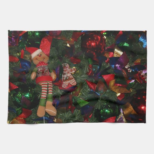 Kerstkeukenhanddoek Theedoek (Horizontaal)