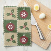 Kerstkeukenhanddoek Theedoek (Quarter Fold)