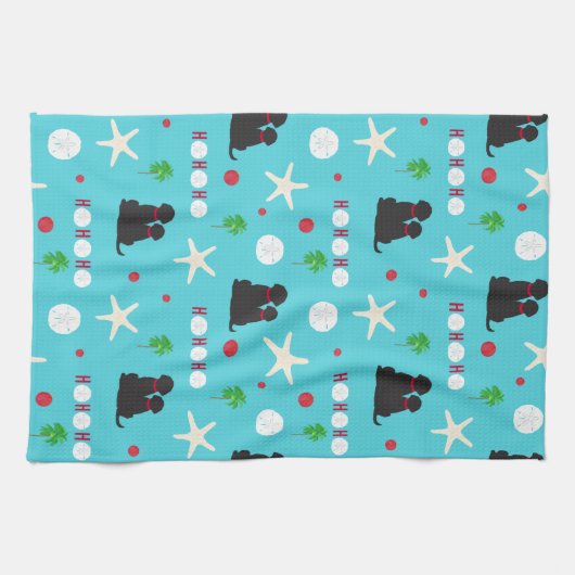 Kerstkeukenhanddoek Theedoek (Horizontaal)