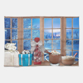 kerstkeukenhanddoek theedoek (Horizontaal)