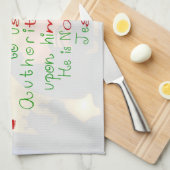 Kerstkeukenhanddoek Theedoek (Quarter Fold)