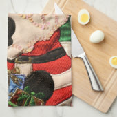 Kerstkeukenhanddoek Theedoek (Quarter Fold)