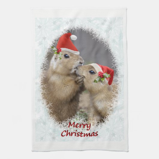 Kerstkeukenhanddoek Theedoek (Verticaal)