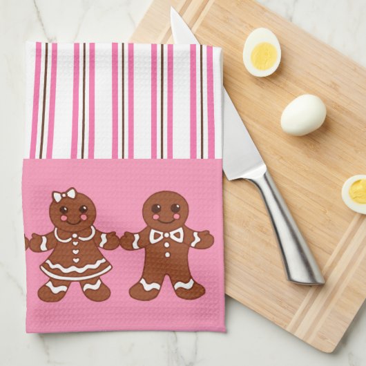 kerstkeukenhanddoek theedoek (Quarter Fold)