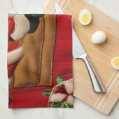 Kerstkeukenhanddoek Theedoek (Quarter Fold)