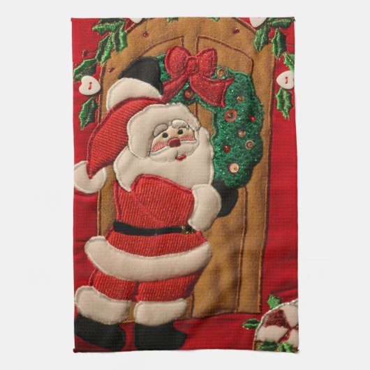 Kerstkeukenhanddoek Theedoek (Verticaal)