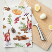 Kerstkeukenhanddoek Theedoek (Quarter Fold)