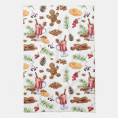 Kerstkeukenhanddoek Theedoek (Verticaal)