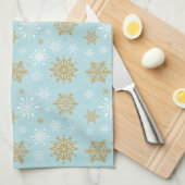 kerstkeukenhanddoek theedoek (Quarter Fold)