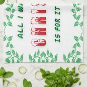 Kerstkeukenhanddoek Theedoek (Gevouwen)