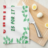 Kerstkeukenhanddoek Theedoek (Quarter Fold)
