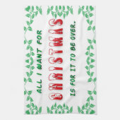 Kerstkeukenhanddoek Theedoek (Verticaal)