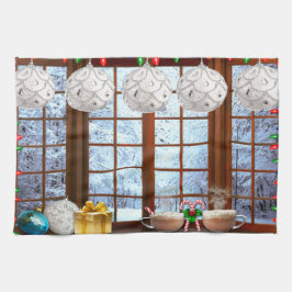 kerstkeukenhanddoek theedoek