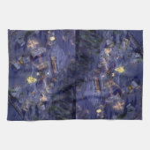 Kerstkeukenhanddoek voor het bergdorp theedoek (Horizontaal)