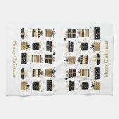 Kerstkeukenhanddoeken Cadeaus voor kerstmis Theedoek (Horizontaal)