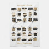 Kerstkeukenhanddoeken Cadeaus voor kerstmis Theedoek (Verticaal)