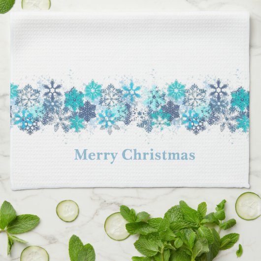 Kerstkeukenhanddoeken Cadeaus voor kerstmis Theedoek (Gevouwen)