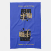 Kerstkeukenhanddoeken Cadeaus voor kerstmis Theedoek (Verticaal)