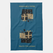 Kerstkeukenhanddoeken Cadeaus voor kerstmis Theedoek (Verticaal)