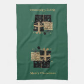 Kerstkeukenhanddoeken Cadeaus voor kerstmis Theedoek (Verticaal)