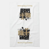 Kerstkeukenhanddoeken Cadeaus voor kerstmis Theedoek (Verticaal)