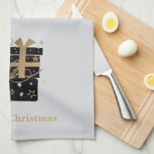 Kerstkeukenhanddoeken Cadeaus voor kerstmis Theedoek (Quarter Fold)